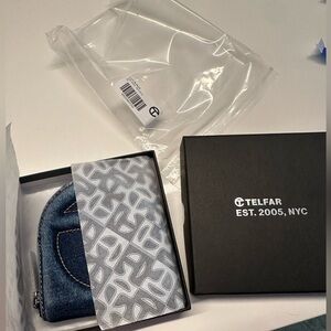 Telfar Denim Blue Wallet